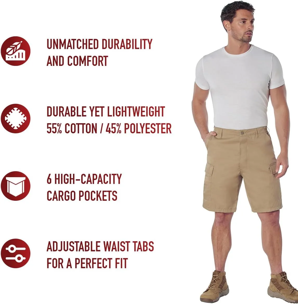 Rothco BDU Cargo Shorts Men’s Outdoor Shorts Hiking Shorts