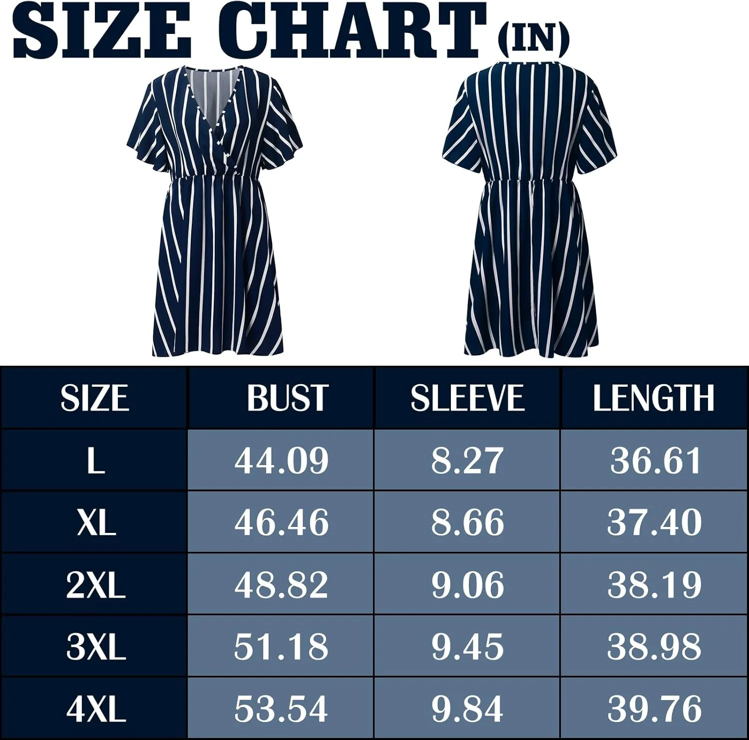 SHEJIZE Women's Plus Size Wrap Dress Plus Size Summer Dresses Short Sleeve V Neck Striped Mini Dress