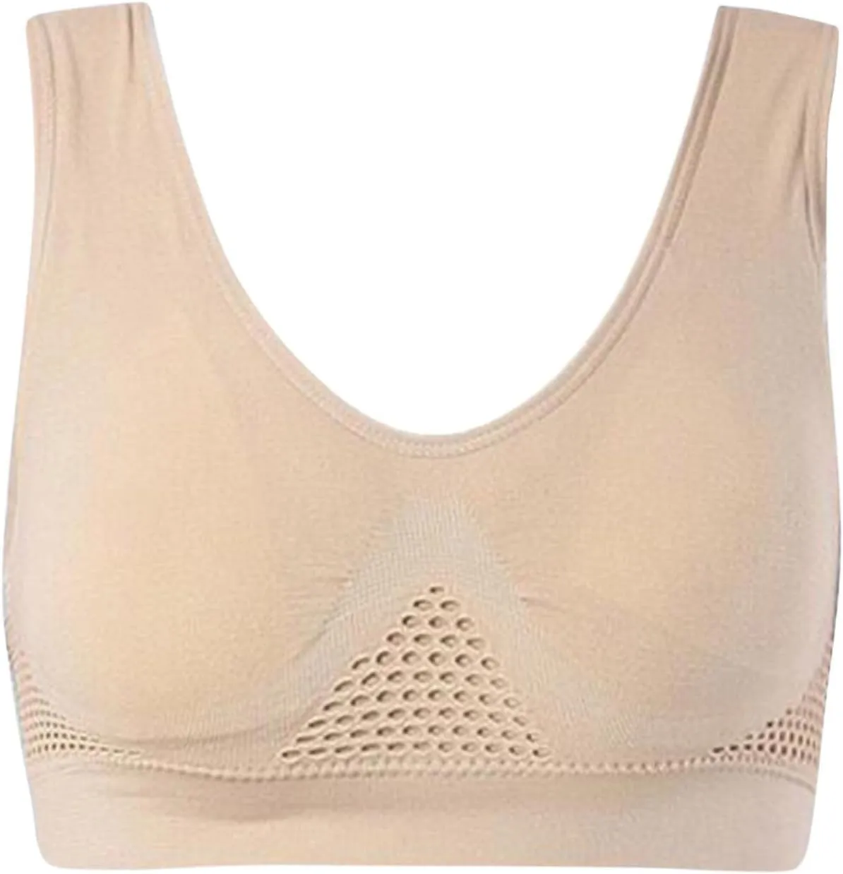 Sports Bras for Women Full Coverage No Underwire Everyday Bras Comfort Wireless Lightly Lined T-Shirt Bra