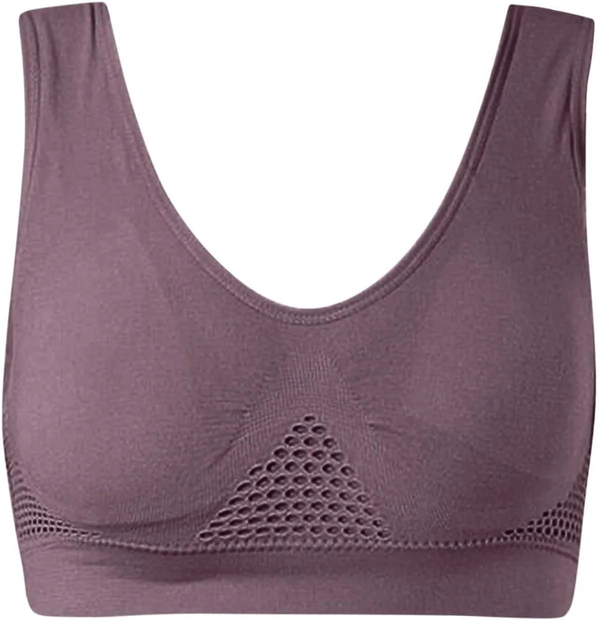 Sports Bras for Women Full Coverage No Underwire Everyday Bras Comfort Wireless Lightly Lined T-Shirt Bra