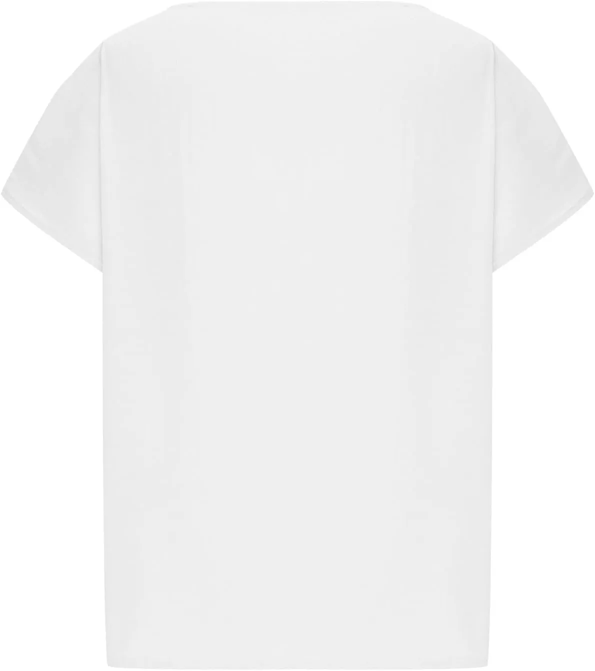 Summer Tops for Women Short Sleeve Crewneck T Shirts Casual Loose Plain Blouse Tees