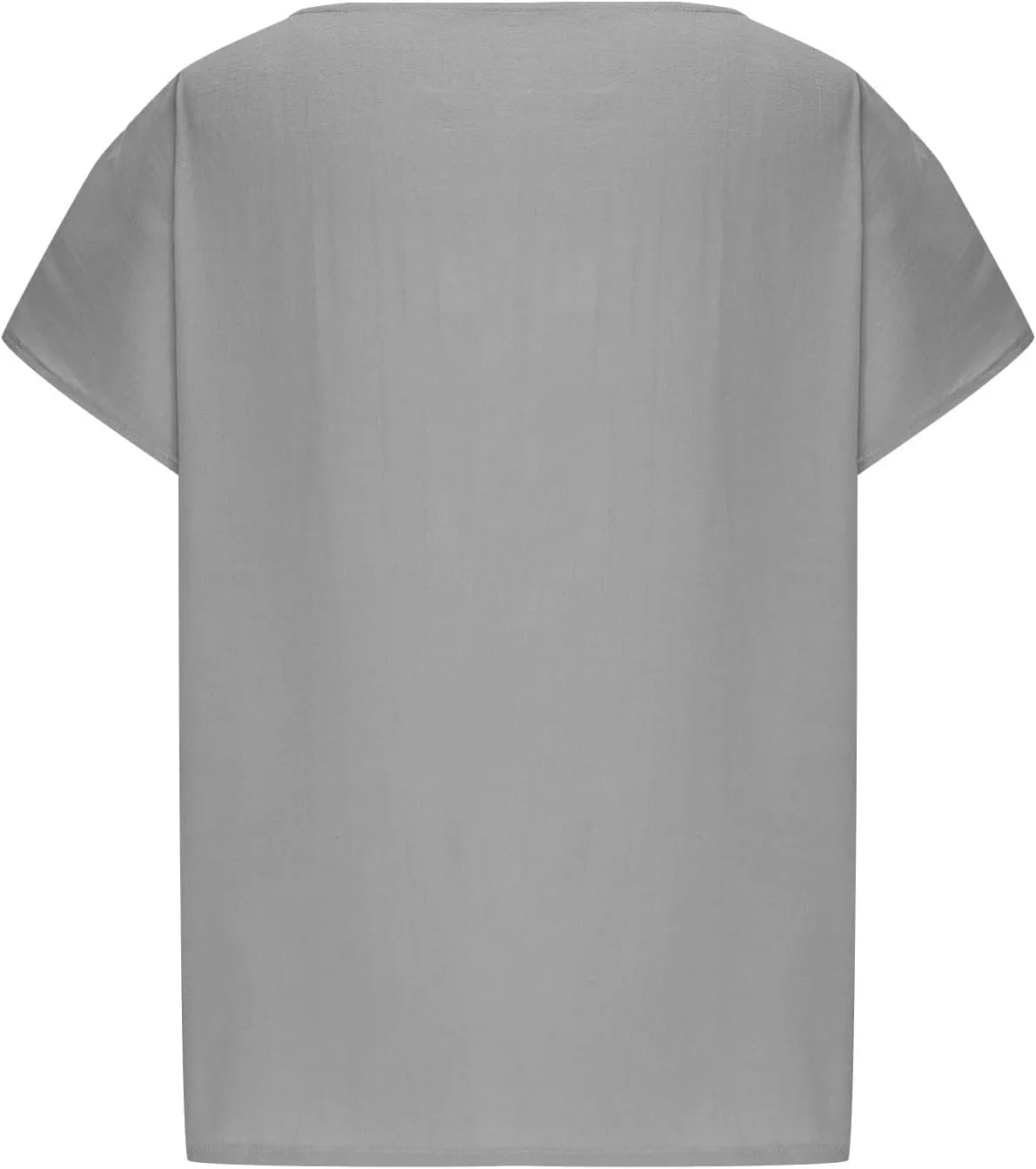 Summer Tops for Women Short Sleeve Crewneck T Shirts Casual Loose Plain Blouse Tees