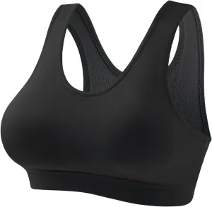 Underwear for Women Yoga Wear Running Back Training Soft Touch Strappy Stretchy Sports Shock-Proof Breasted Bra