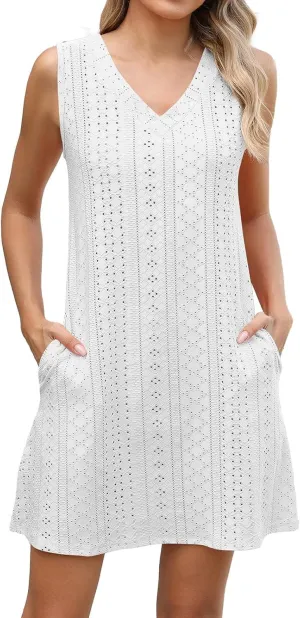 Wedding Guest Dresses for Women V-Neck Spaghetti Strap Dresses Waist Tie Sundress Layer Ruffle Hem a Line Mini Dress