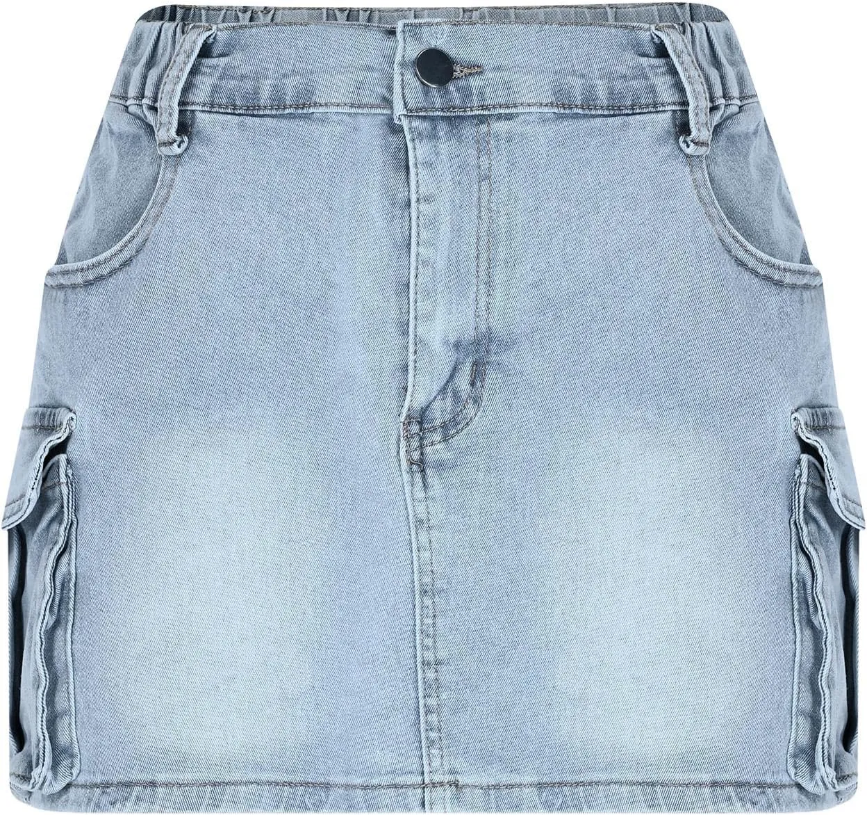 Women Fashion Jean Skorts 2025 High Waisted Y2k Mini Skirt Stretchy Denim Shorts Skort Country Concert Outfits