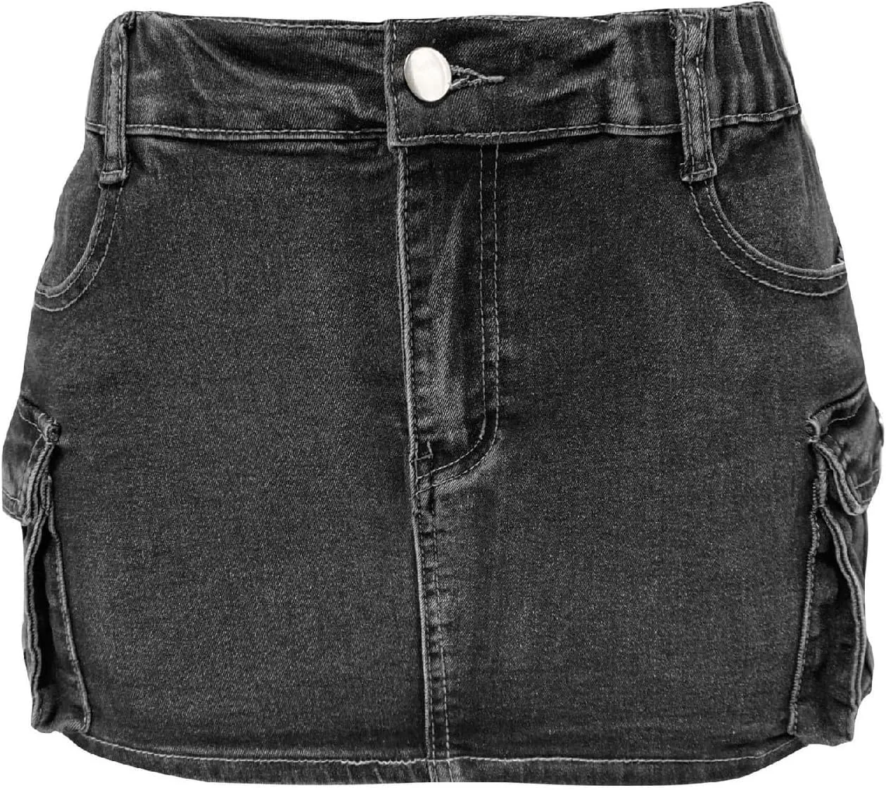 Women Fashion Jean Skorts 2025 High Waisted Y2k Mini Skirt Stretchy Denim Shorts Skort Country Concert Outfits