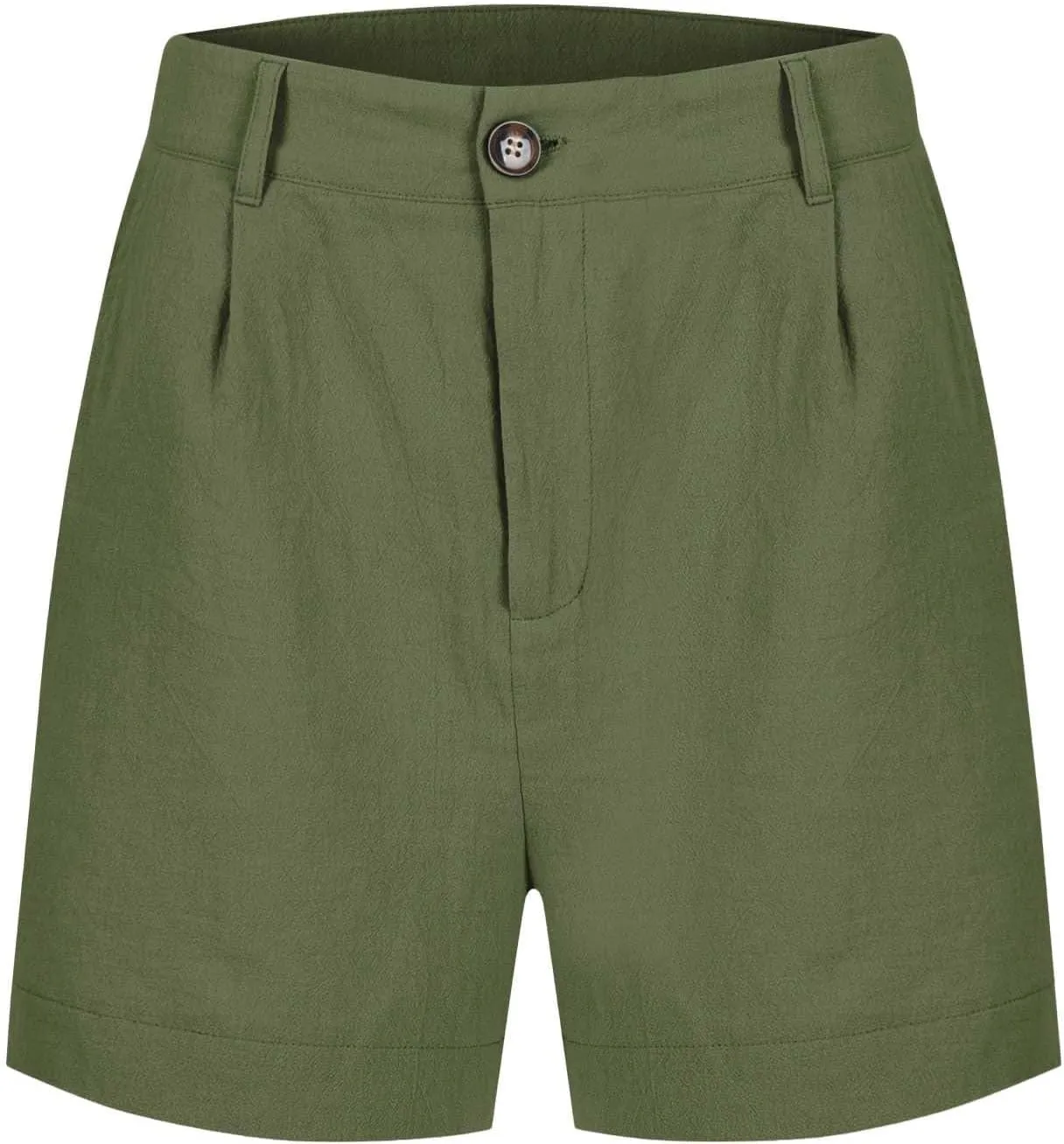 Women's Cotton Linen Shorts Summer Dressy Shorts Trendy High Waisted Bermuda Shorts Casual Comfy Wide Leg Shorts