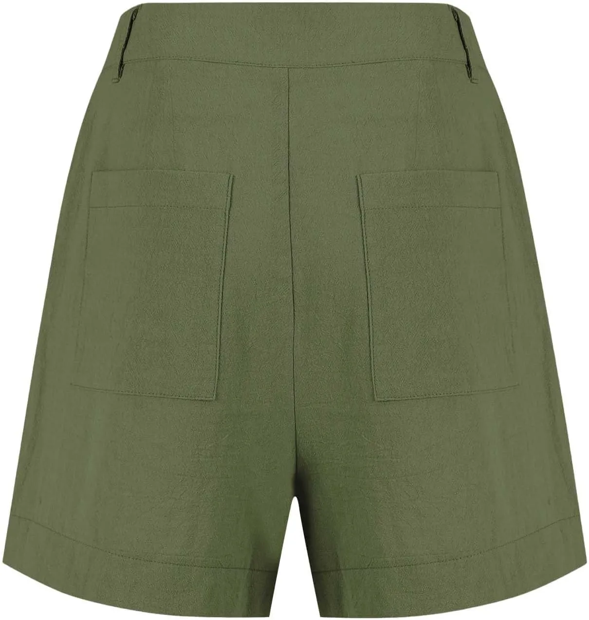 Women's Cotton Linen Shorts Summer Dressy Shorts Trendy High Waisted Bermuda Shorts Casual Comfy Wide Leg Shorts