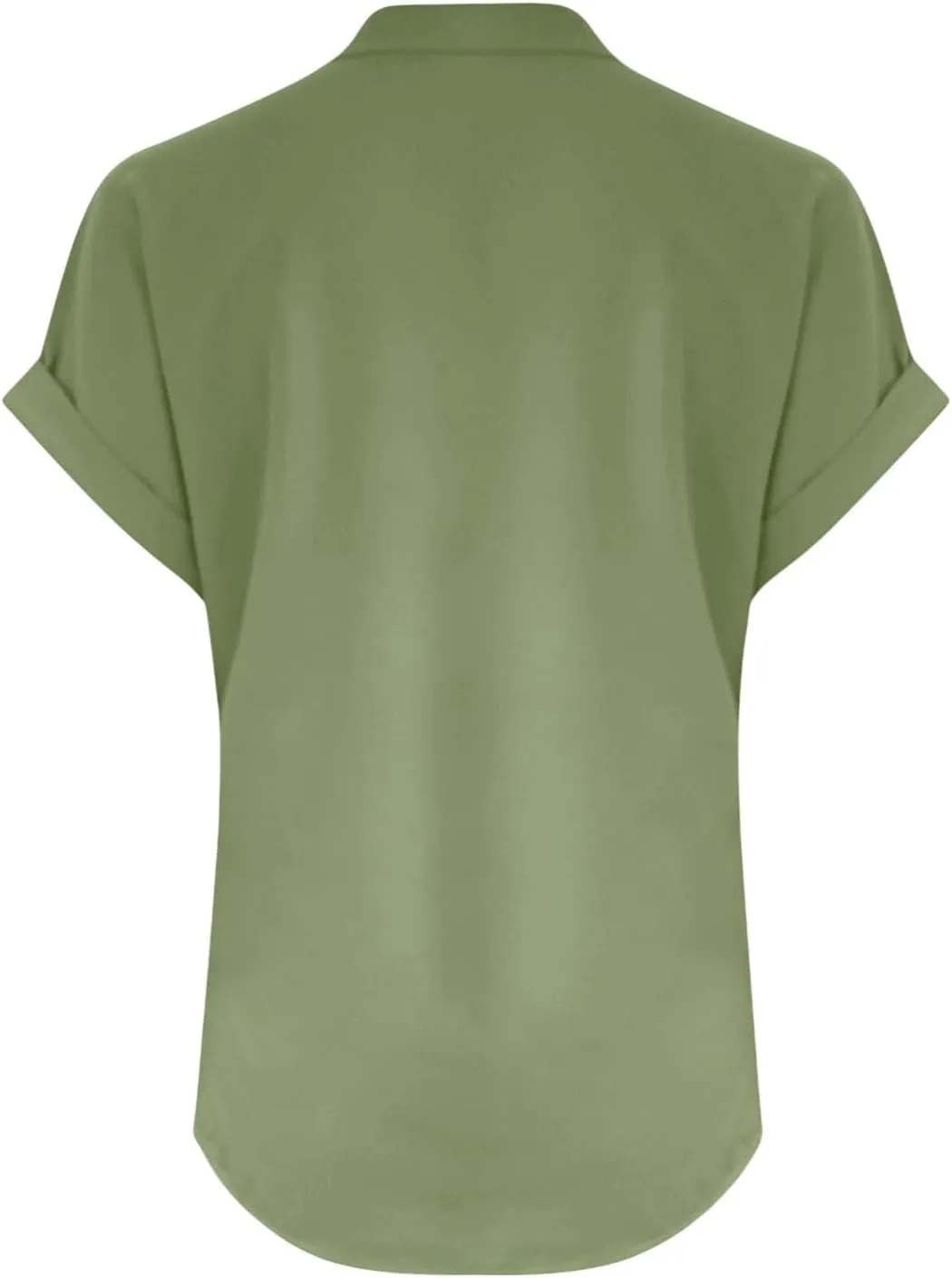 Womens Cotton Linen Tops Button V-Neck Tunic Shirts 2025 Summer Fashion Outfit Dressy Casual Short Sleeve Blouses