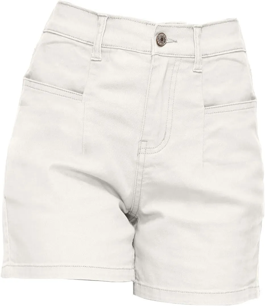 Womens Denim Shorts Casual Stretch Jean Shorts High Waisted Pockets Jean Shorts for Summer