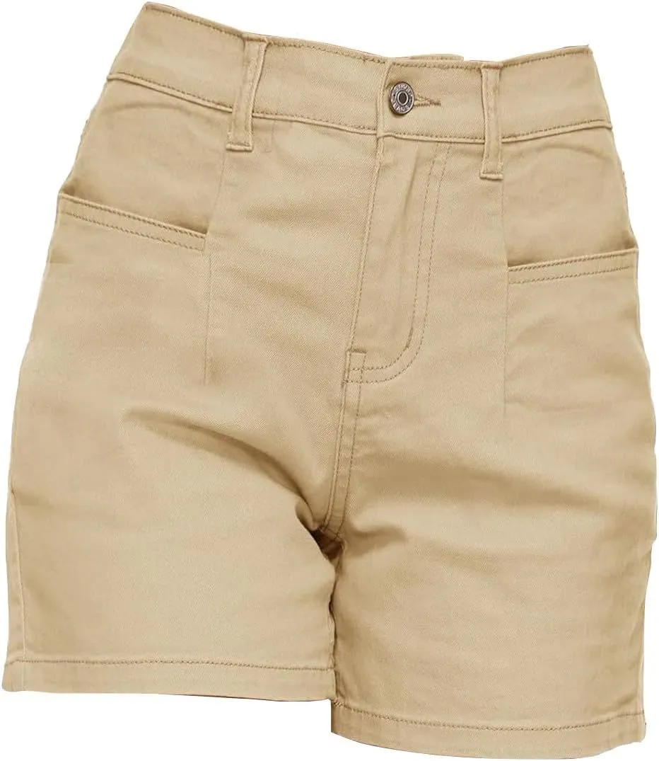 Womens Denim Shorts Casual Stretch Jean Shorts High Waisted Pockets Jean Shorts for Summer