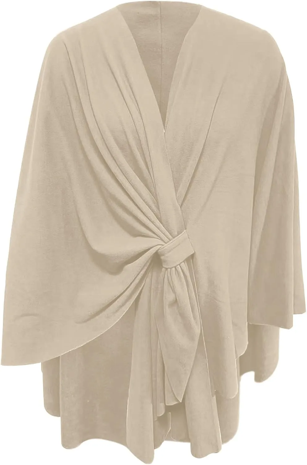 Women's Knitted Ponchos and Capes Front Ponchos for Fall Winter Stylish Cloak Shawl Wrap Elegant for Wedding