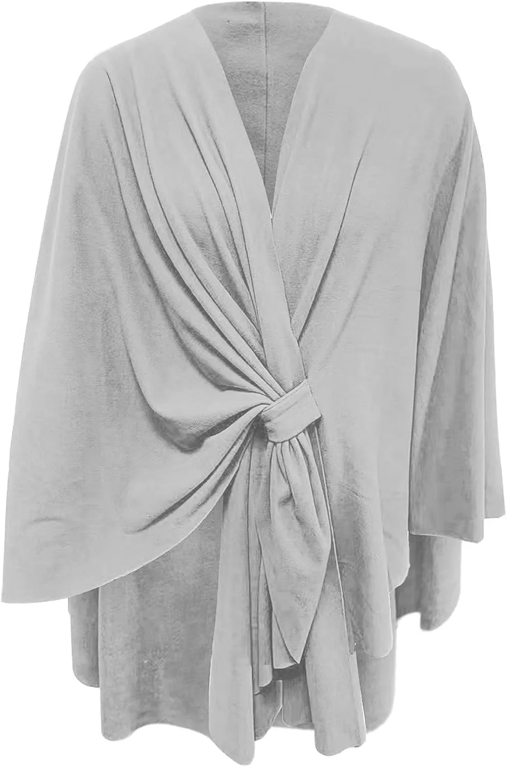 Women's Knitted Ponchos and Capes Front Ponchos for Fall Winter Stylish Cloak Shawl Wrap Elegant for Wedding