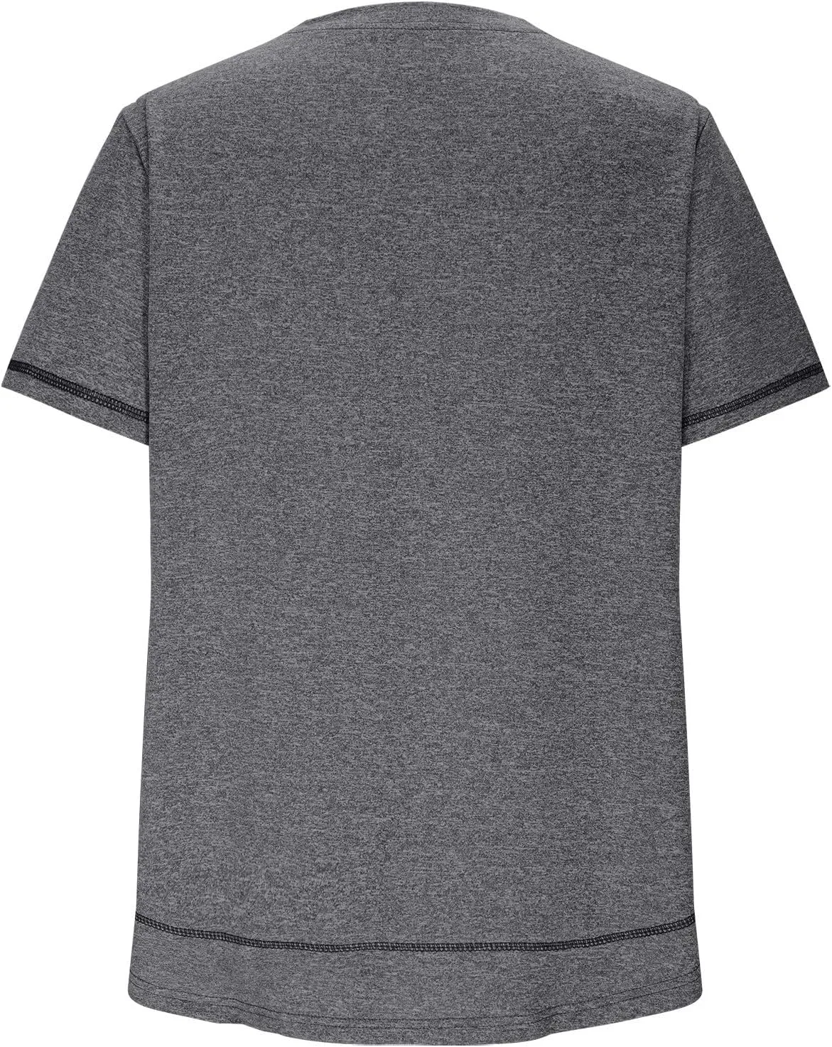 Women's Plus Size Plain Shirts Oversized Casual Summer Tops Crewneck Blouses Comfort Short Sleeve Tunic Tees