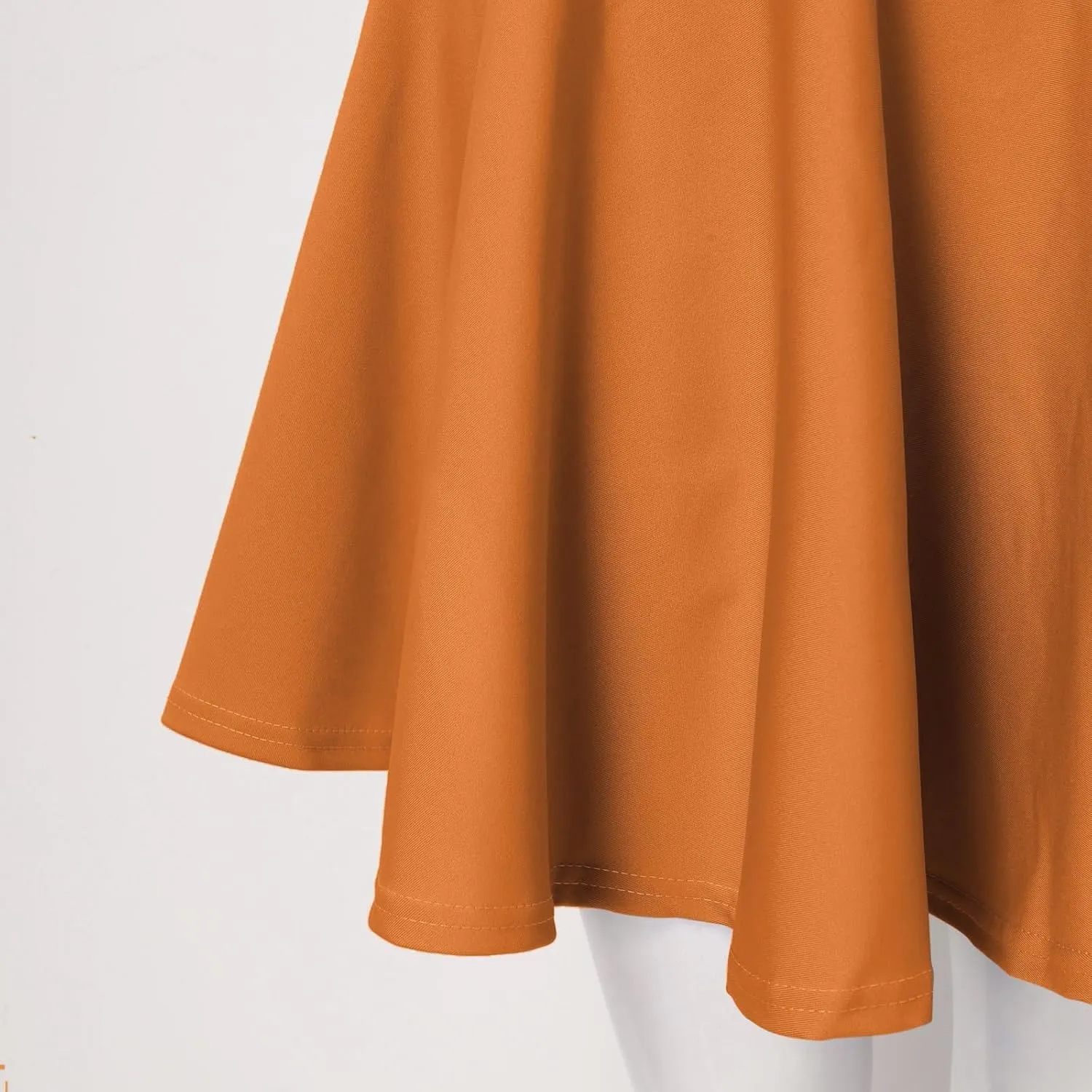 Womens Skirts Short Length with Slim Liner Stretchy High Elastic Waist Pleated Mini Shorts Skirts for Women