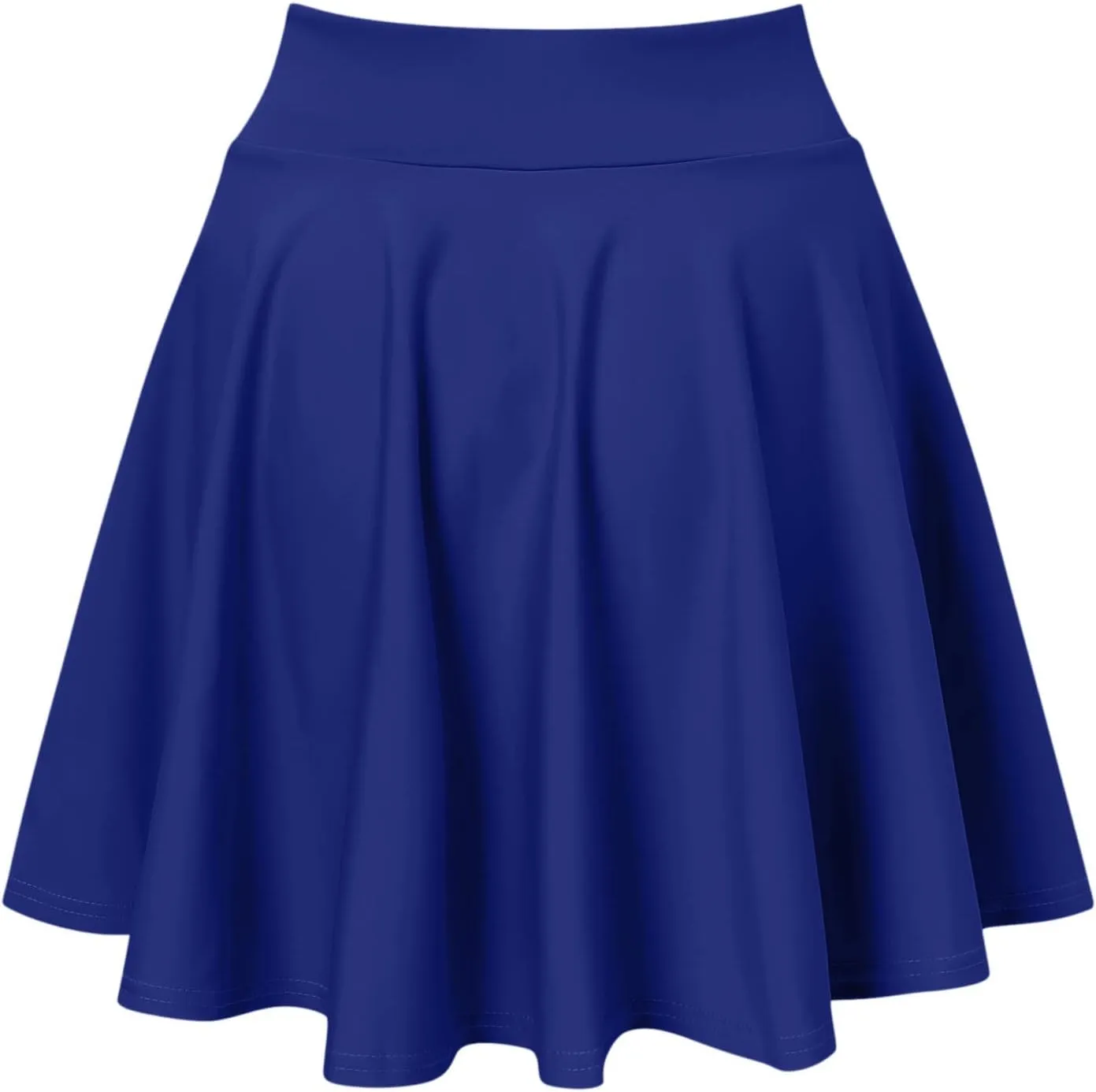 Womens Skirts Short Length with Slim Liner Stretchy High Elastic Waist Pleated Mini Shorts Skirts for Women