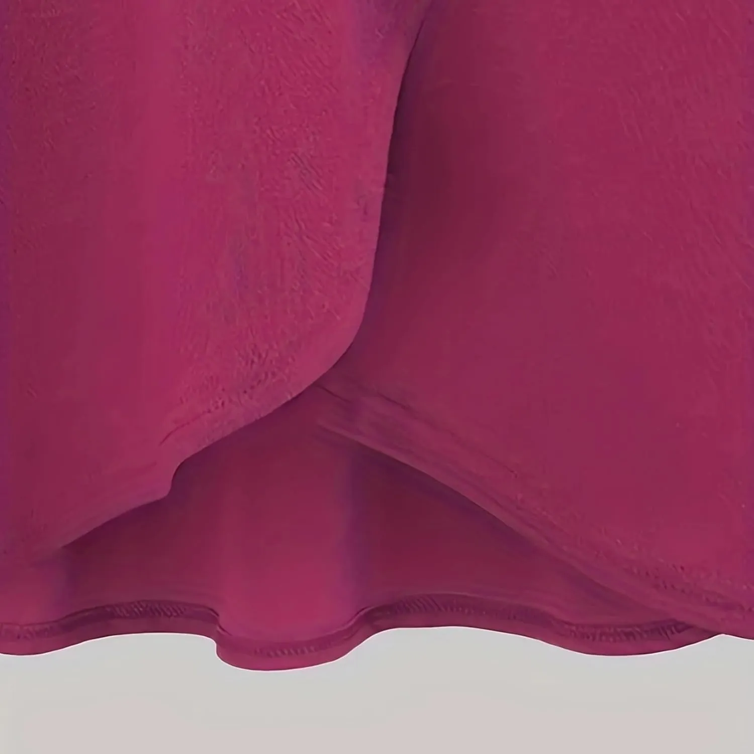 Women's Solid Color High Waist Irregular Skirt Slit Skirt European and American Large Size Ballet