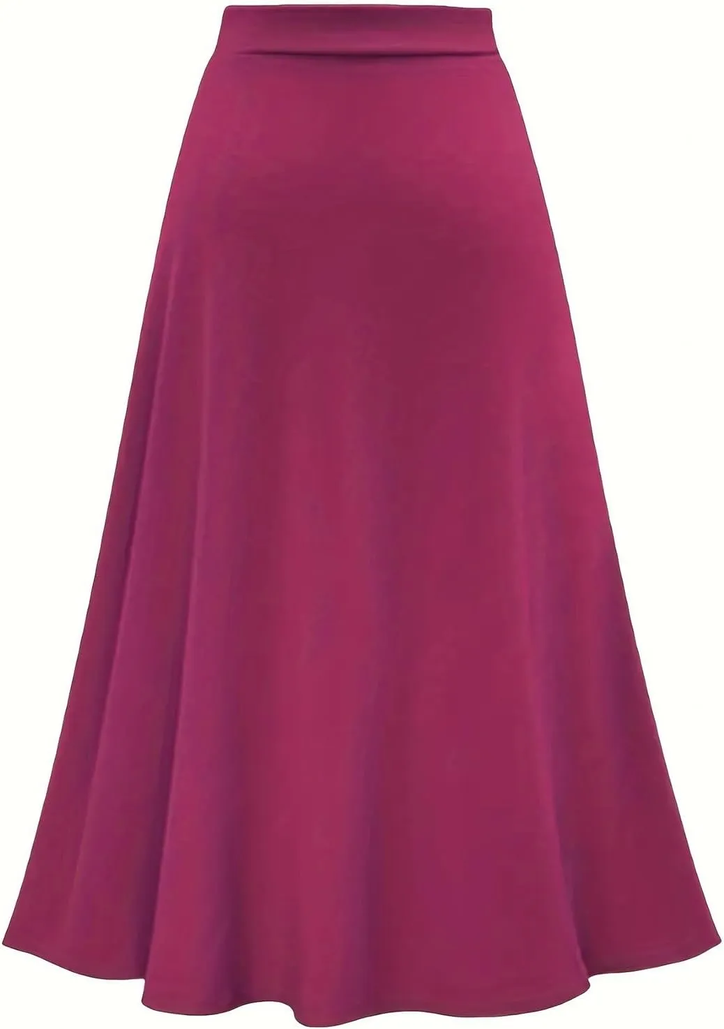 Women's Solid Color High Waist Irregular Skirt Slit Skirt European and American Large Size Ballet