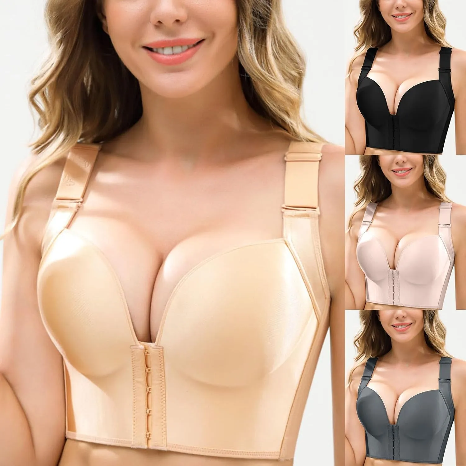 Women's Wireless Bra Bralettes for Women with Support Soft Wireless Bralette Full Coverage Sport Everyday Bra