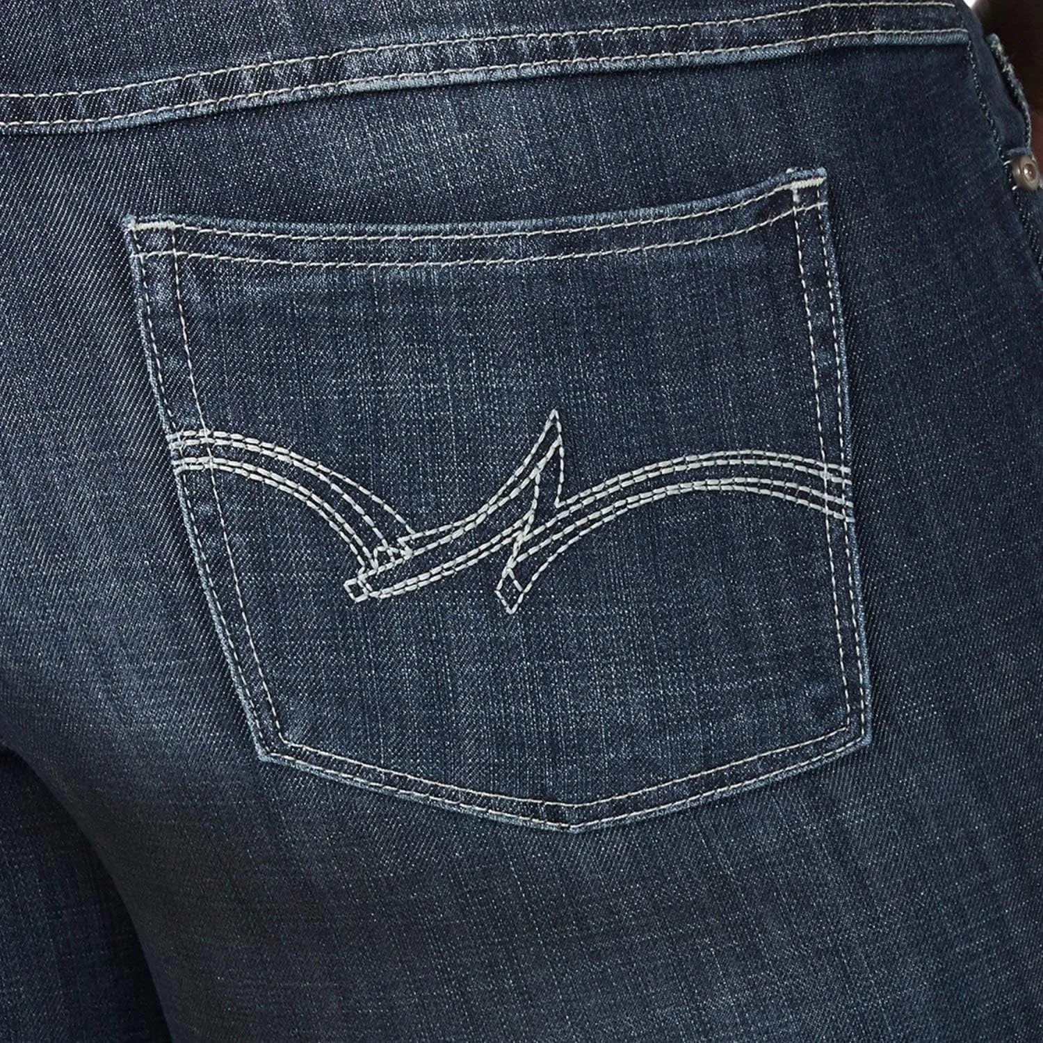 Wrangler Women's Western Mid Rise Stretch Boot Cut Jean