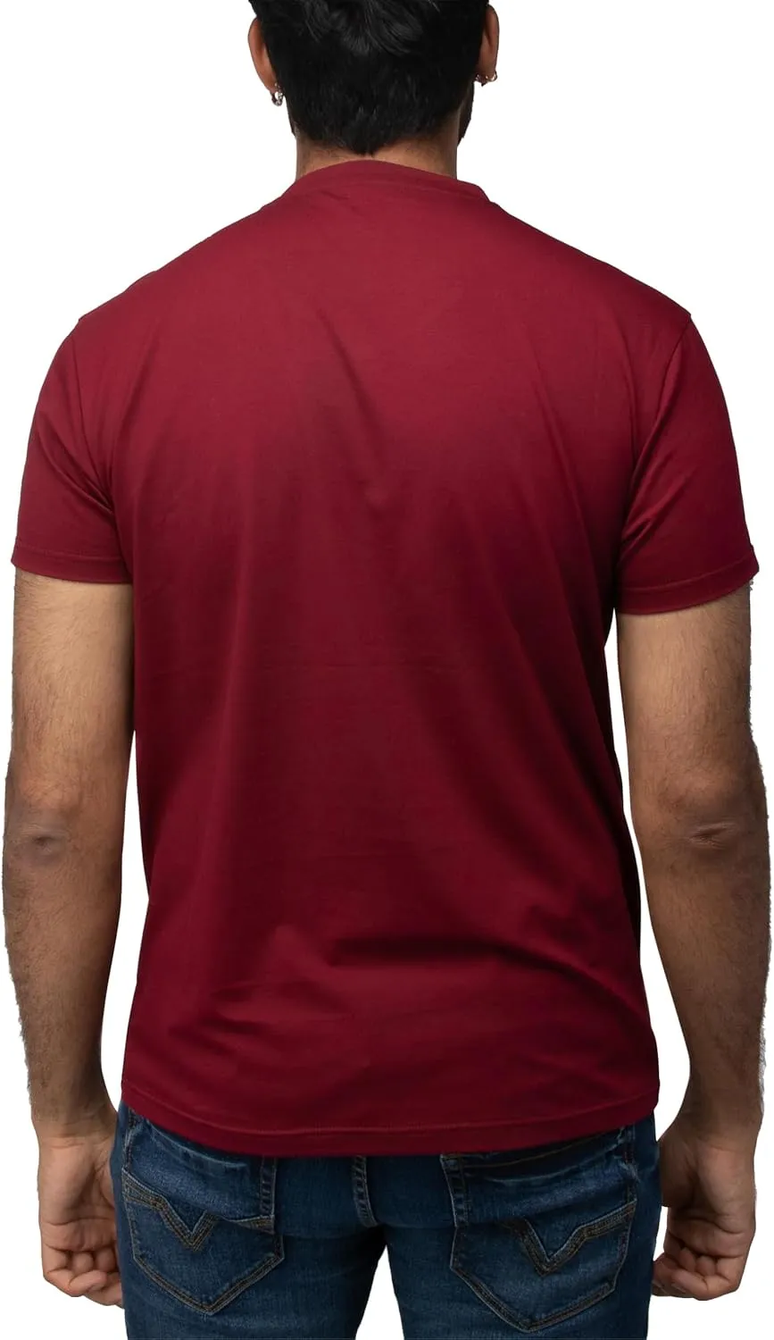X RAY Men's V-Neck T-Shirts, Soft Cotton Short Sleeve Casual Slim Fit V Neck T Shirts for Men