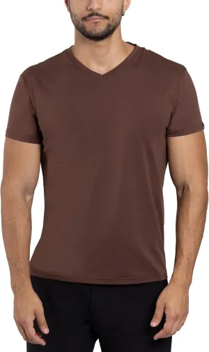 X RAY Men's V-Neck T-Shirts, Soft Cotton Short Sleeve Casual Slim Fit V Neck T Shirts for Men