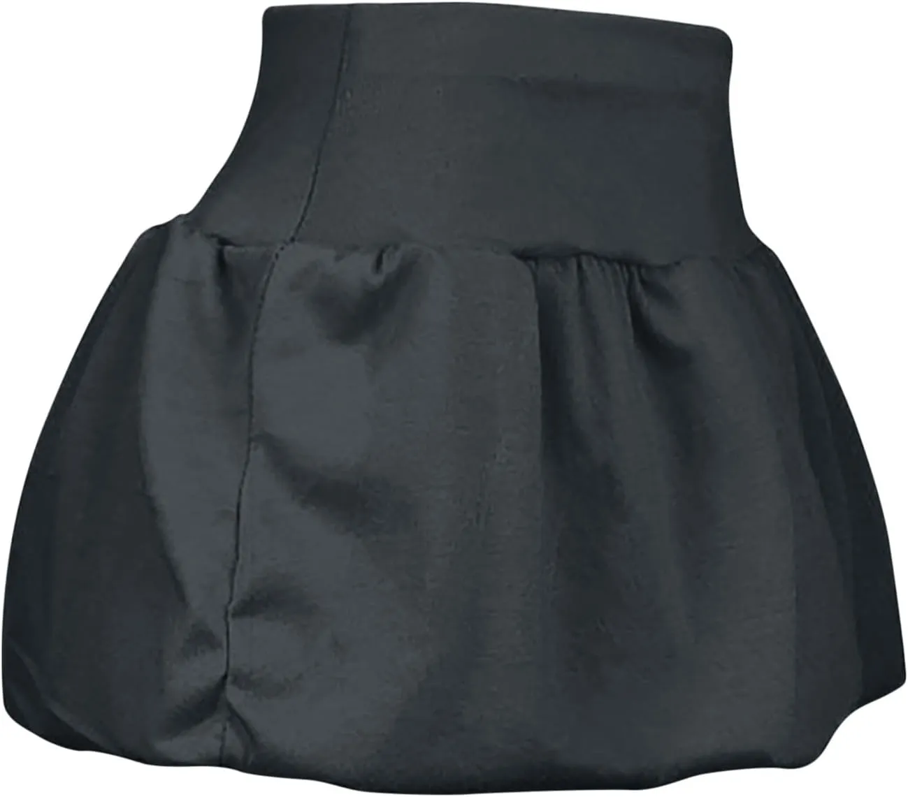 Xiaojmake Women Bubble Skirt Low Waist Pleated Cute Puffy Skirts Flared A Line Mini Balloon Skirt Ruffle Ruched Skater Skirts