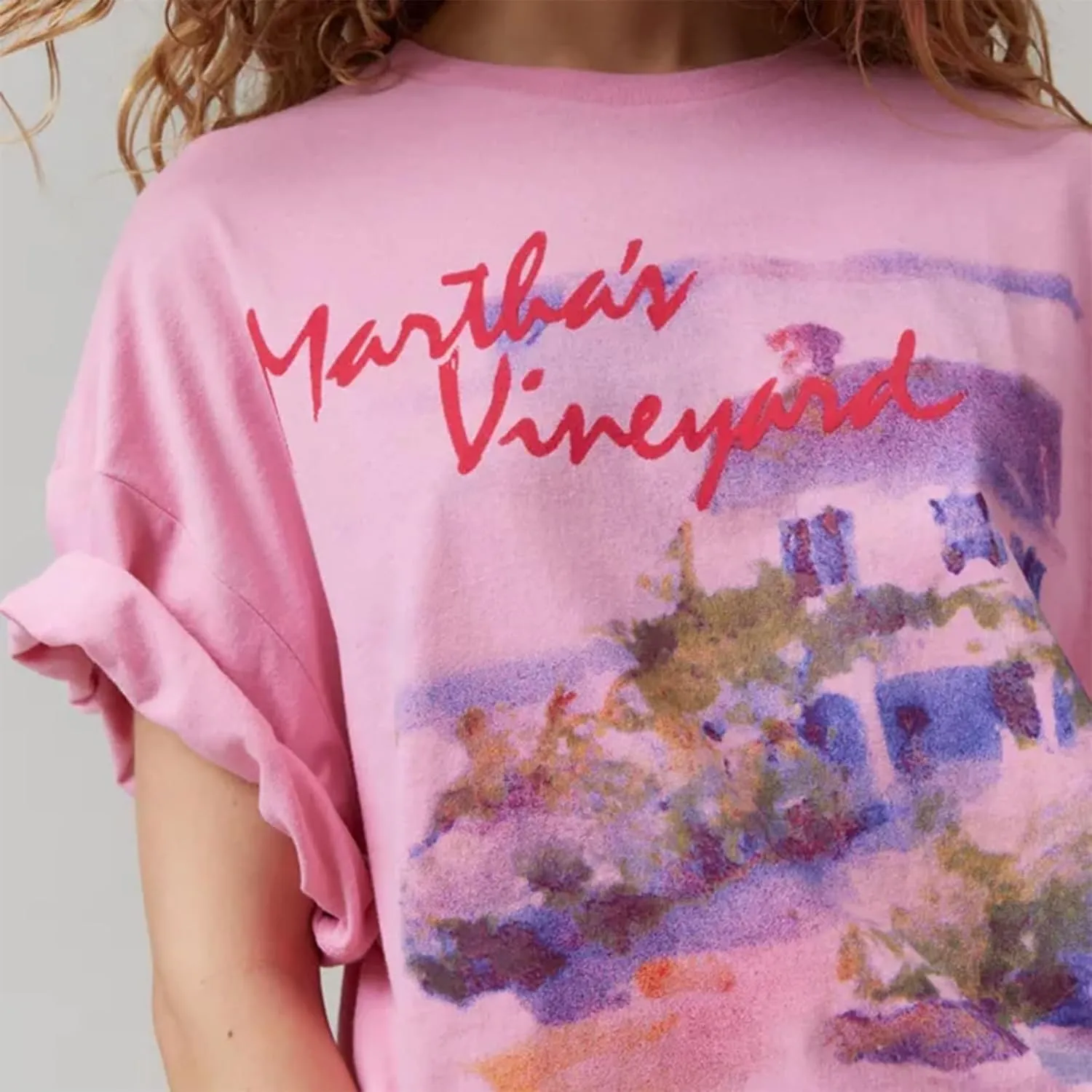 Y2k Womens Oversized Fruit Graphic Print Tees Shirts Vintage Flower Baggy Tshirt Tops Coastal Clothes Aesthetic