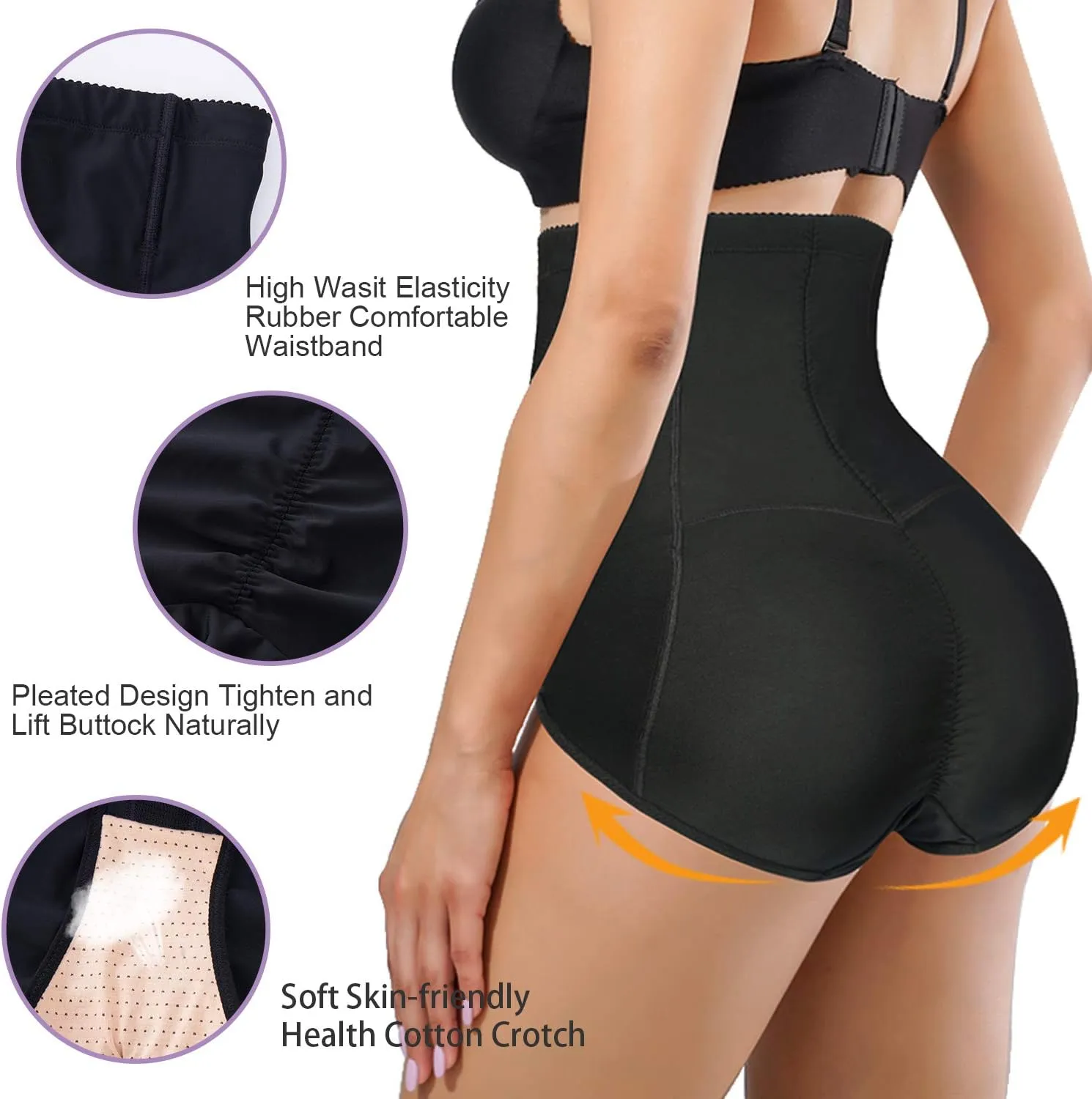 YERKOAD Women Tummy Control Panties Shapewear Bodysuit Butt lifter Shorts Hi- Waist Trainer Body Shaper Underwear Slim Corset