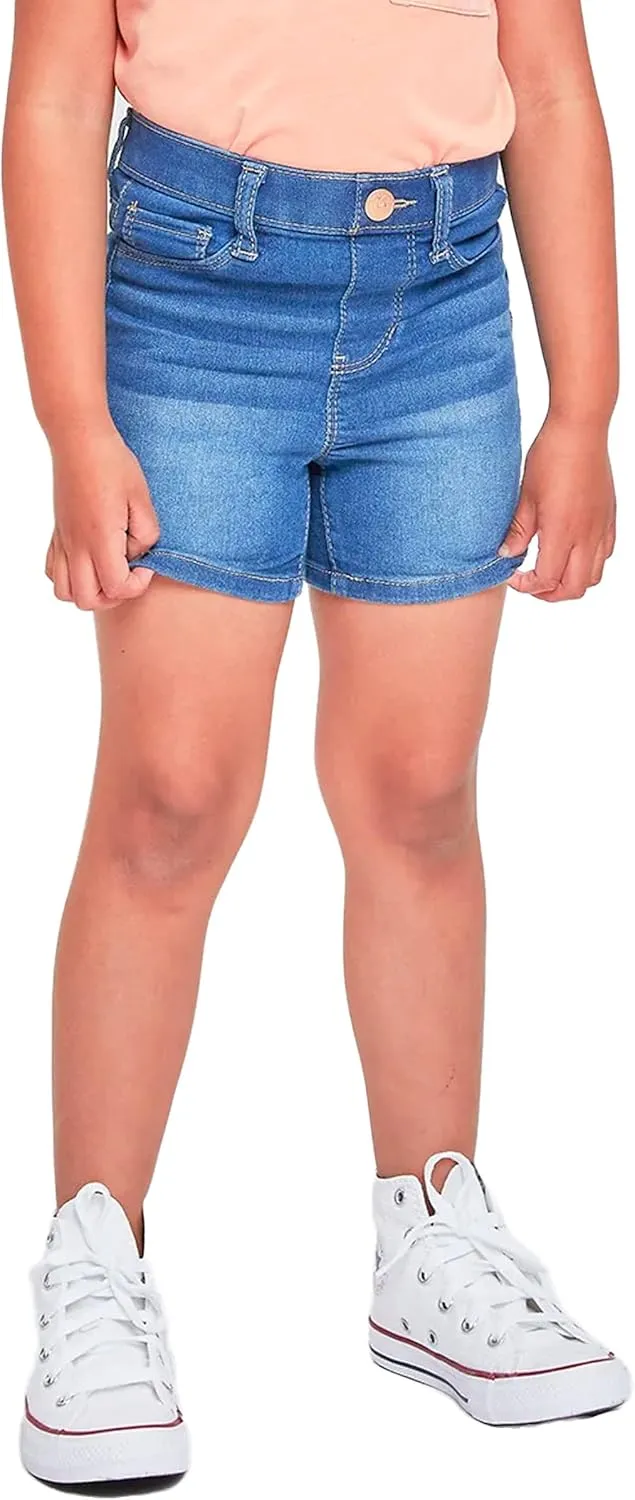 YMI Toddler Girls Mid-Rise Pull on Denim Short